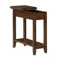 thumbnail image 4 of Convenience Concepts American Heritage Flip Top End Table with Shelf, Espresso, 4 of 6