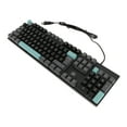 thumbnail image 1 of RGB Backlit Gaming Keyboard, 26 Keys Wired Lighted Keyboard, Compact Mechanical Keyboard Metal Panel Portable USB Gaming Keyboard for PC Laptop Computer Gamer, 1 of 7