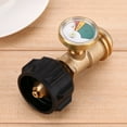 thumbnail image 5 of Propane Tank Gauge Gas Grill Barbecue Pressure Meter Indicator Fuel Brass, 5 of 5