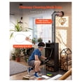 thumbnail image 3 of Chimney Sweep Kit 26ft Extendable Brush, Fireplace Cleaning Tool, 90° Bendable, with Goggles & Replacements for Square/Rectangle Chimneys, 3 of 6
