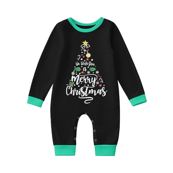 RMGVDSD Baby Boy Girl Christmas Outfit Baby Girls Romper Jumpsuit Long Sleeve One-Piece Jumpsuits Printed Soft Festive Holiday Clothes 3-6 Months