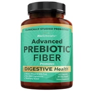 BioSchwartz Advanced Prebiotic Fiber Supplement for Gut Health, 120 Capsules