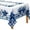 Blue, variant on Poinsettia Christmas Tablecloth Blue White Buffalo Plaid Bordered Christmas Fabric Tablecloth Table Decorations Reusable Xmas Tablecloth Blue Winter Vintage Christmas Decorations Gifts (60 x 83 Inch)
