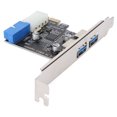 thumbnail image 1 of Pcie Usb Card, USB3.0 Expansion Card 19 Pin 4P  For  7 32/64 For Windows8.1 For  Xp 32/64, 1 of 8