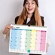 thumbnail image 1 of Calendario de escritorio en inglés del 2025.7 al 2026.12, 1 of 6