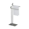 thumbnail image 2 of Cooney Freestanding Bathroom Towel Rack with Two Bars, Chrome, 2 of 3