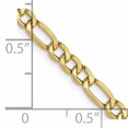 thumbnail image 3 of 10k Yellow Gold 3.5mm Semi-Solid Figaro Chain, 3 of 4