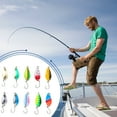 thumbnail image 3 of fastboy 10pack/lot Compact And Easy To Store Metal Spoon Fishing Lure Wide Application Versatile Trout Bait, 3 of 6