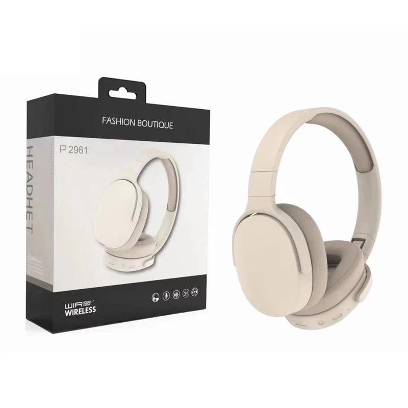 Wireless On-Ear Headphones, Upgraded Bass HiFi Stereo Wireless Headset, Foldable and Wireless Wired Mode, Soundproof On-Ear Headphones with Mic and Volume Control for PS5, PS4, PC, Switch, Mac-Gray