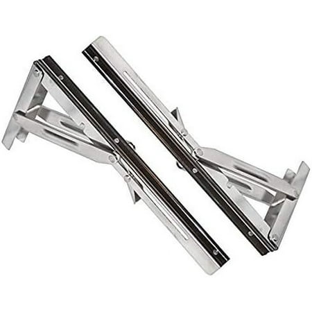 

SeaLux Marine Stainless Steel Fold Down Bracket for Shelve Table Chair Load 550 lbs (2 pcs)