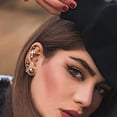 thumbnail image 2 of DESIGNICE 10Pcs Stud Earrings for Women,Bare Feel Flat Back Stud Earrings,Irritation-Free Stud Earrings for Women Hypoallergenic,Steel, 2 of 4