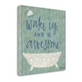 thumbnail image 2 of Tangletown Art, 35 x 35 "Be Awesome Bath " by Katie Doucette, Gallery Wrap Canva, 2 of 2