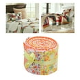 thumbnail image 4 of Rollo de Gelatina de 20 X 2,4 Pulgadas con Estampado Floral con Patrones Variados, Accesorios para Manualidades de 2,4 X 39 Pulgadas, para álb Amarillo Baoblaze Tiras de tela, 4 of 7