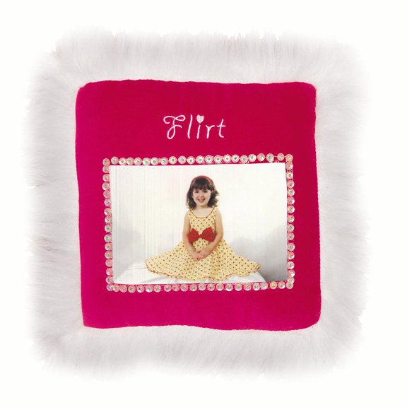 Flirt Picture Picture Small/Petite Accent Pillow, 10" x 10"