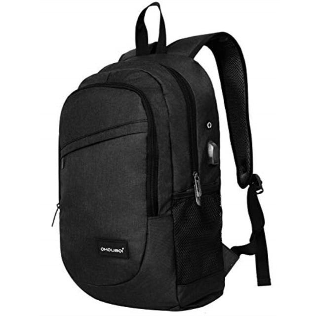 omouboi - 15.6&quot; waterproof laptop backpack slim travel backpack for men women, college school ...