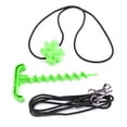 thumbnail image 4 of Cadena elástica para perros, cable para atar perros, estaca para atar perros, cable para perros con juguete para masticar optimizado para la excelencia, 4 of 8