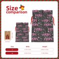 thumbnail image 3 of KLL Lovely Mom Ever for Christmas Gift Bag,Holiday Bags for Gifts Christmas Bags & Drawstring Gift Pouch Reusable Holiday Gift Bags & Party Favor Bags (1 PCS)-, 3 of 9