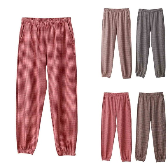 Bovxnpu Womens Pajama Pants Sleepwear Loungewear, Womens Fleece Pajama Pants with Pockets Soft Comfortable Lightweight Elastic Winter Warm Pajama Bottoms Lounge Pants
