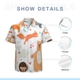 thumbnail image 7 of High Quality Hawaiian Shirts for Men Short Sleeve Aloha Beach Shirt Floral Summer Casual Button Down Shirts Blouses EGW5JS, 7 of 7