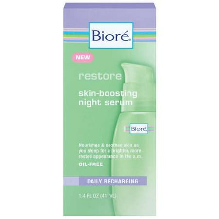 Biore: Restore Skin Boosting Night Serum, 1.40 fl oz