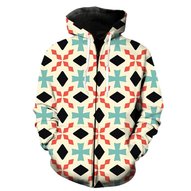 Sudadera con capucha y cremallera para hombre, estilo étnico exótico retro, gran oferta 2024, con chaquetas y capucha, divertidas camisetas Harajuku, moda hip hop.