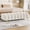 White, variant on Rophefx Velvet Ottoman Bench,52" End of Bed Bench with Gold Metal Legs,Adjustable Backres for Bedroom Living Room, White