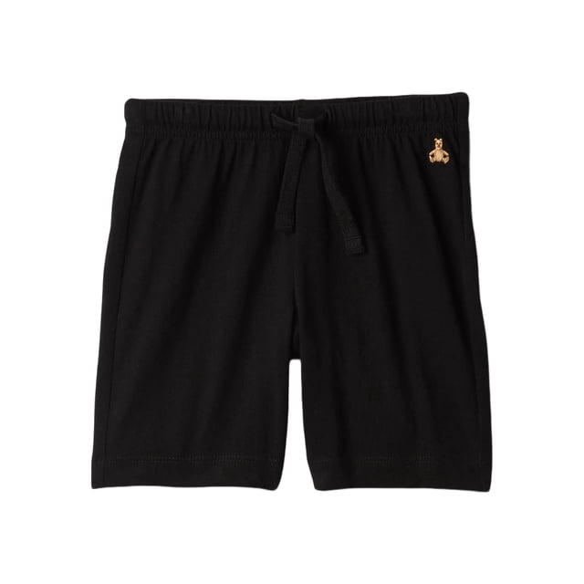 Pantalones cortos GAP de punto suave de punto negro verdadero para bebés y niños de 6 a 12 m