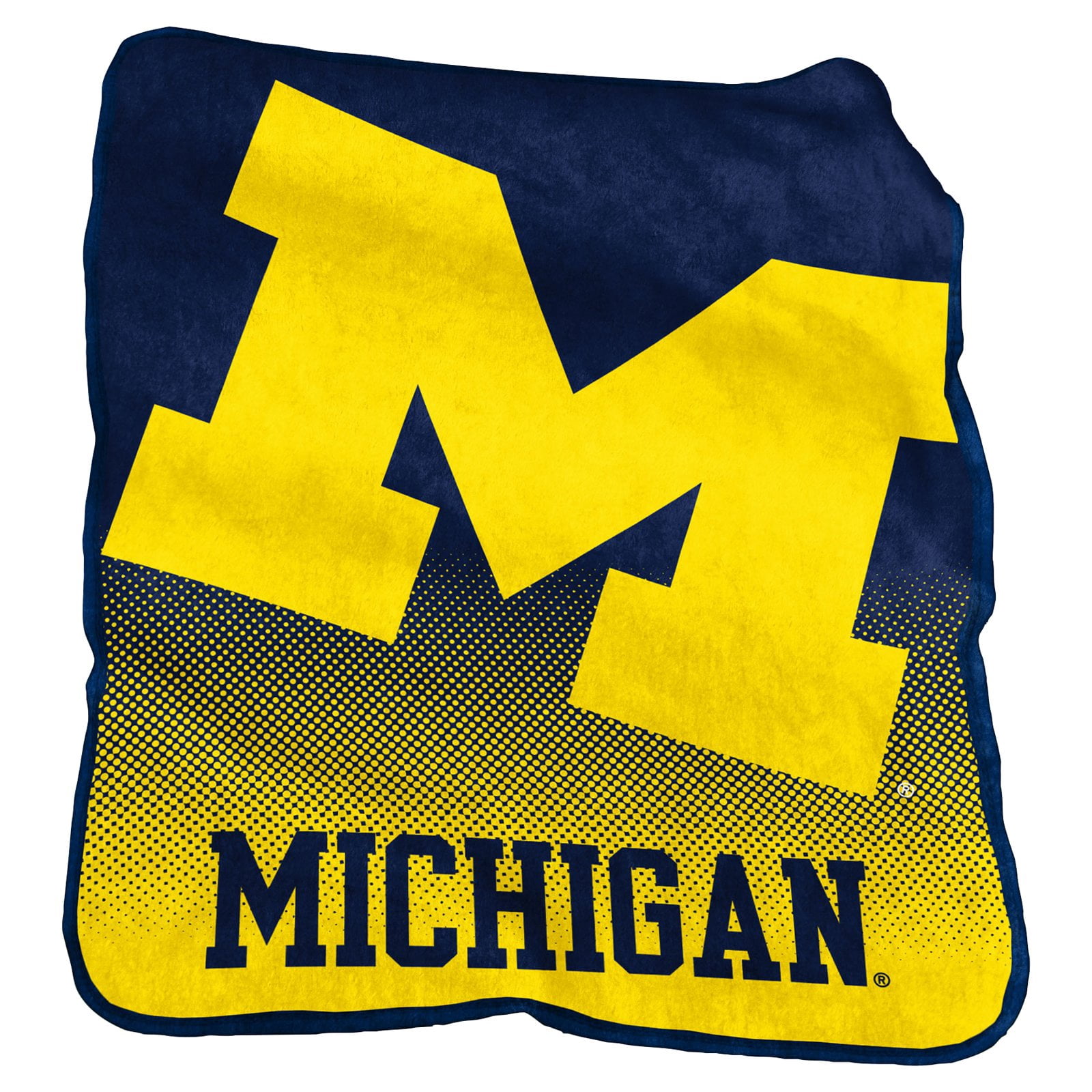 Michigan Wolverines 46x60 Micro Raschel Halftone Throw ...