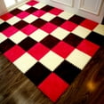 thumbnail image 1 of Nestingho Exercise Puzzle Mat Kids Floor Mats EVA White 1Pcs Cushion Support for Exercise Area, 1 of 3