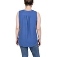 thumbnail image 3 of Sleeveless Button Front Blouse, 3 of 4
