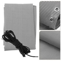 FUTUREORYY 1 Set Lounge Chair Cloth Accessories in Light Grey and Rope for Outdoor Use 160.0x43.0x0.2in