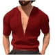 thumbnail image 2 of pstuiky Camisas de manga corta para hombre, Camiseta deportiva de manga corta con cuello redondo para hombre, color liso, para correr al aire libre camisetas de hombre xl, 2 of 5