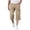 Khaki Capris for Men, variant on Cargo Capris for Men Big and Tall Multi Pockets 3/4 Pants Straight Wide Leg Outdoor Chino Pant Below Knee Length Long Shorts Gray XXXXL