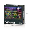 thumbnail image 3 of Halloween 1000 Piezas Rompecabezas De Casa Encantada Arte De Pared Diy Regalo De Halloween Para Niños Y Adultos Inevent HA046768-03, 3 of 6