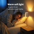 thumbnail image 4 of 2 Pack Rechargeable Table Lamps Cordless Table Lights - 6000mAh Battery Operated Touch Night Light Lamp Wireless Portable Desk Lamp For Table Restaurant Bedroom Patio(Golden), 4 of 8
