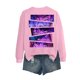 thumbnail image 3 of Pop cazadora para niña Demon Hunters Boys Girls Fashion Round-Neck Sweatshirt Streetwear Soft Comfortable Long Sleeve Hoodie for Daily Wear Spring Fall Winter （Pink）, 3 of 4