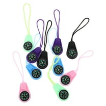 Milisten Plastic Compass Lightweight Portable for Hiking and Camping 10Pcs