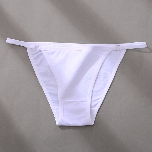 las mujeres bragas de algodón ropa interior de metal hebilla breve m-2xl mujer underpant cintura baja mujer sexy bragas más el tamaño de lenceríapangjing
