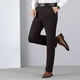 thumbnail image 1 of Pantalones de traje de hombre con cremallera y bolsillo, rectos, de tubo, de color liso, de poliéster, 1 of 9