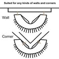 thumbnail image 2 of 2 PACK Cat Self Groomer,Softer Cat Corner Scratcher For Wall With Catnip,Massage Comb Groomer Cat Corner Groomer,Pet Grooming Massage Kitten Brush,Cat Face Scratcher For Kitten with Long &Short Fur, 2 of 7