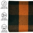 thumbnail image 3 of Arcturus Buffalo Plaid Wool Loom-Woven Blanket, 64" x 88", 3 of 6