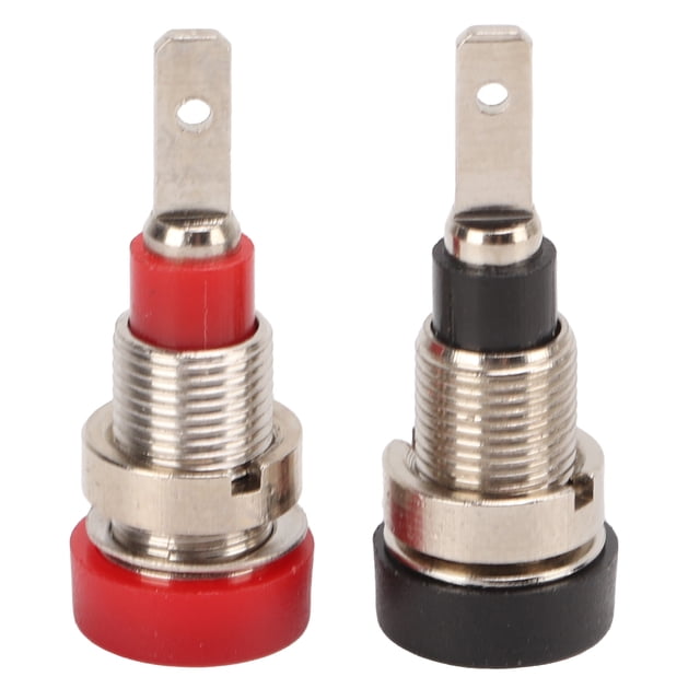 Banana Socket, Banana Plug Connectors 30Vac-60Vdc/.10A Sturdy Durable For Communication Products For Electronic Instruments