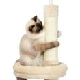 thumbnail image 4 of Demi Bonn Cat Tree Tower Interactive Adjustable 90"-108" Tall, 5-Tier Floor to Ceiling Cat Tower for Indoor Cats, Beige, 4 of 10