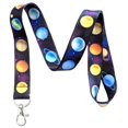 thumbnail image 1 of Science Print Lanyard Key Chain Id Badge Holder (Solar System), 1 of 3