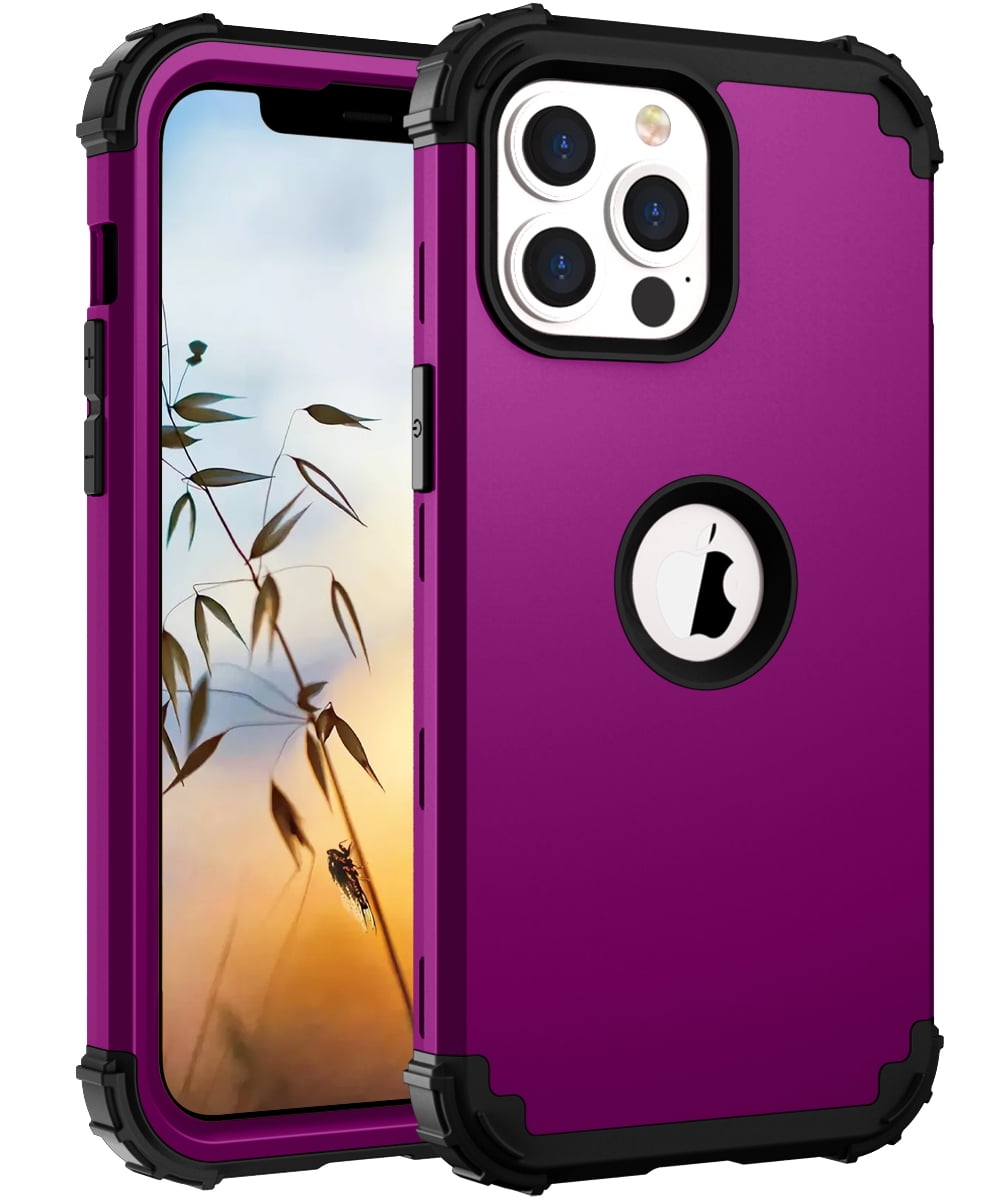 iPhone 13 Case 6.1", TECHCIRCLE Slim Hybrid Heavy Duty Rugged Defender