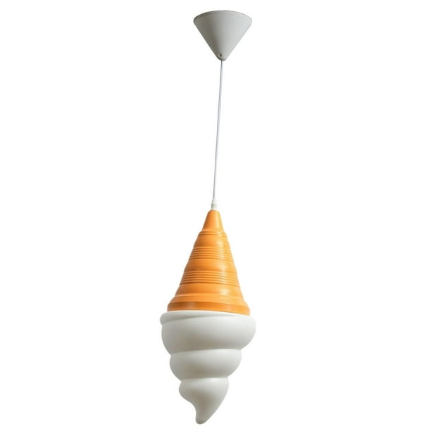 Lámpara de araña de helados para comedor, lámpara de techo para lavandería luz blanca
