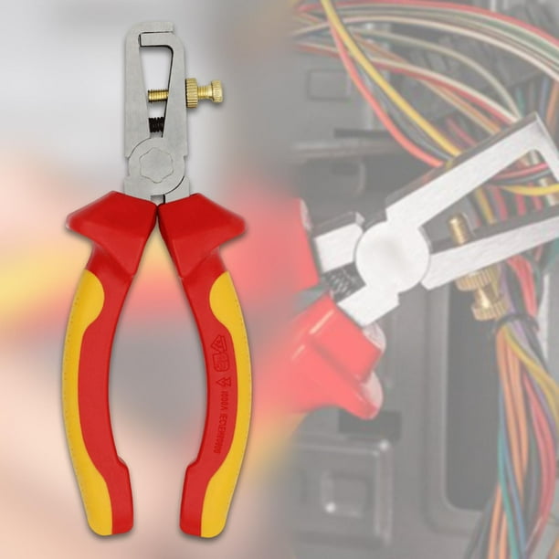 Alicates para cortar cables, crimpar, reparar y mantener cables eléctricos. Ideales para cortar y dividir cables eléctricos.
