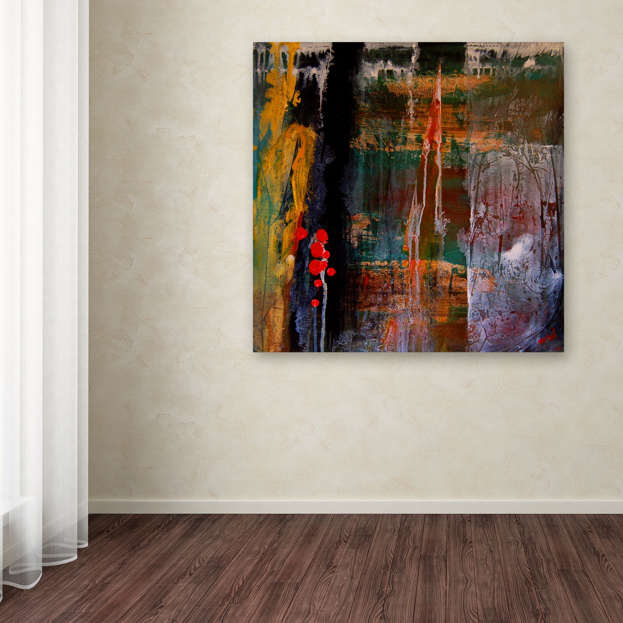 Trademark Fine Art "Entitled" Canvas Art by Nicole Dietz