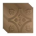thumbnail image 1 of FASÄDE Traditional Style/Pattern 5 Decorative Vinyl 2ft x 2ft Lay in Ceiling Panel in Argent Bronze(5 Pack), 1 of 4