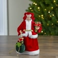 thumbnail image 2 of Northlight 12" Mrs Claus with Present and Gift Bag Christmas Figure, 2 of 4